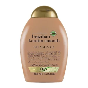 شامپو بدون سولفات او جی ایکس مدل Brazilian Keratin Smooth حجم ۳۸۵ میل شامپو بدون سولفات او جی ایکس مدل Brazilian Keratin Smooth حجم ۳۸۵ میل