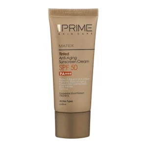 کرم ضدآفتاب رنگی پریم SPF50 مدل Matex Tinted Rejuvinating کرم ضدآفتاب رنگی پریم SPF50 مدل Matex Tinted Rejuvinating