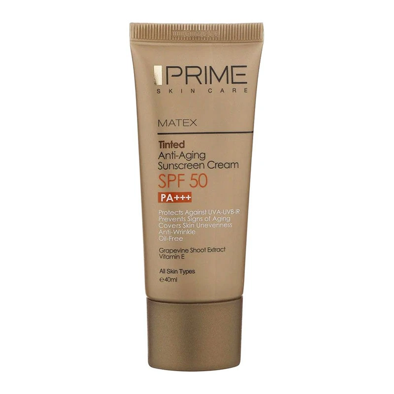 کرم ضدآفتاب رنگی پریم SPF50 مدل Matex Tinted Rejuvinating